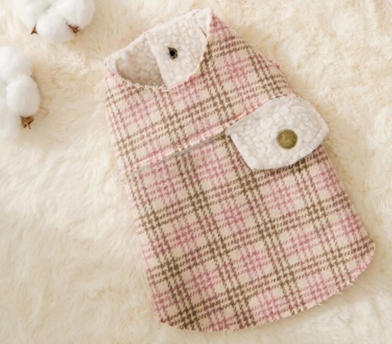 Picture of Plaid Pet Vest